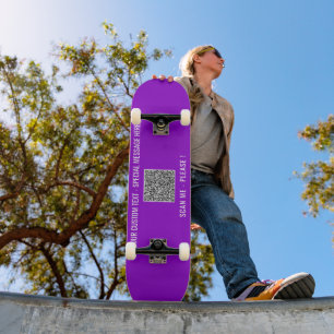 Info zu Text und Farbskateboard für benutzerdefini Skateboard