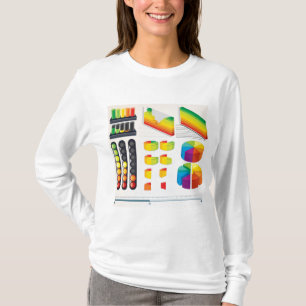 Infografik-Elemente und Datenvisualisierung T-Shirt