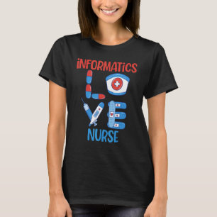 Informatik-Krankenschwester liebt Krankenpflege-De T-Shirt
