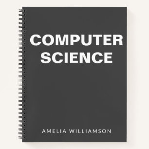 Informatik Personalisierte Schule Schwarz Graph Notizbuch
