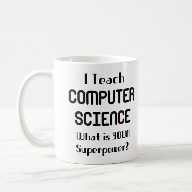 Informatik unterrichten kaffeetasse (Links)