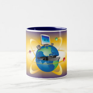 Informatik Zweifarbige Tasse