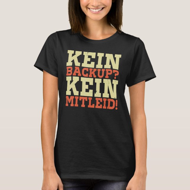 Informatiker Admin IT-Techniker Netzwerk Pro T-Shirt (Vorderseite)