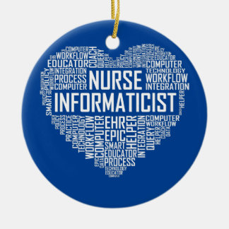 Informatiker der Krankenpflege Informatik Keramik Ornament