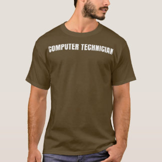 Informatiker Funny Job Title Professionelle Bir T-Shirt