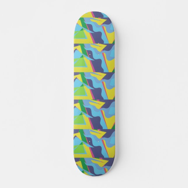 Information Highway Buntes Skateboard Deck (Vorne)