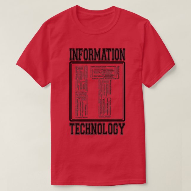 Information technology 1 T-Shirt (Design vorne)