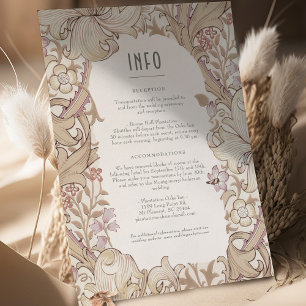 Informationen & Details Golden Lily Wedding Morris Einladung
