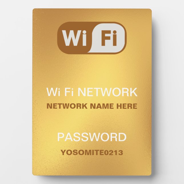 Informationen zu benutzerdefinierten WiFi-Netzwerk Fotoplatte (Vorderseite)
