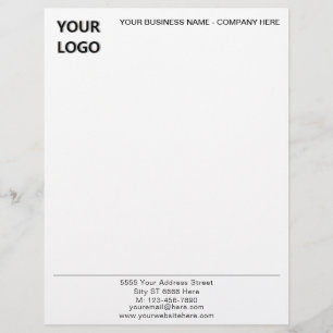 Informationen zu den personalisierten Logo-Namen Briefbogen
