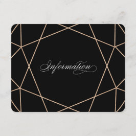 Informationen zu Hochzeiten von Diamond Gemstone M Begleitkarte