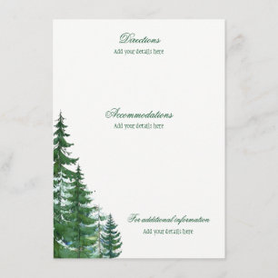 Informationen zu Tree Wedding Unterkünften Begleitkarte