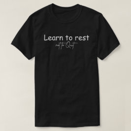 Informationen zur Erholung, um Motivierend Anführu T-Shirt