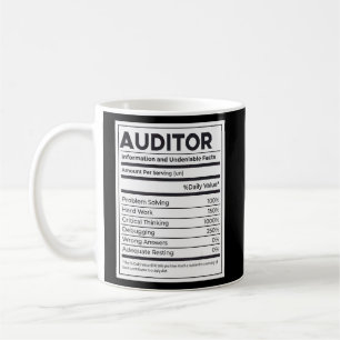 Informationen zur Ernährung des Prüfers Kaffeetasse