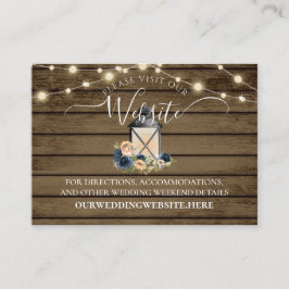 Informationen zur Floral Lantern Barn Wood Website Visitenkarte