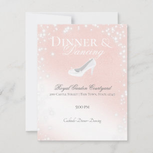 Informationen zur Hochzeitsempfehlung mit Glas Sli Save The Date