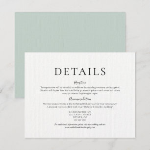 Informationen zur Hochzeitskarte Einladung