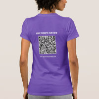Informationen zur QR-Code-T - Shirt-Website