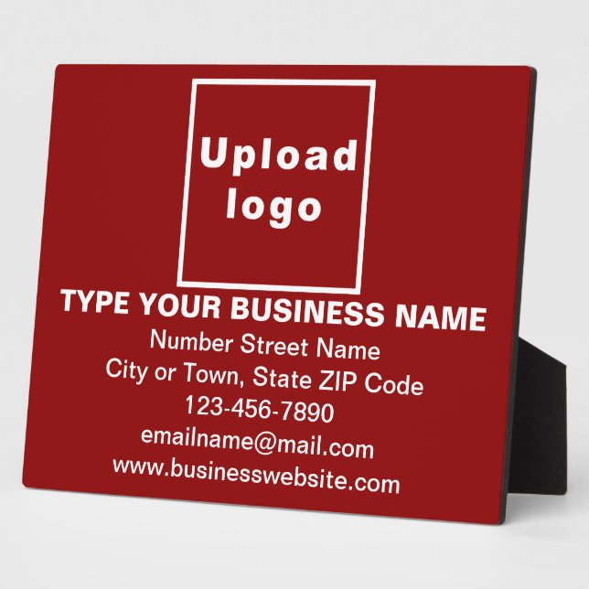 Informations commerciales sur la plaque rectangle  (Côté)