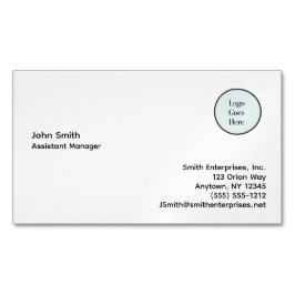 Informations de base sur le logo Entreprise Magnet