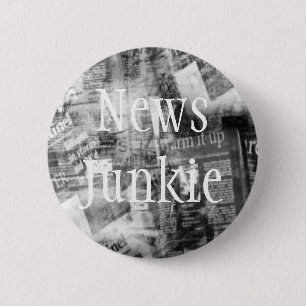 Informations-Junkie-kundengerechter Knopf Button