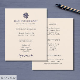 Informationsblatt für Ferienwohnungen