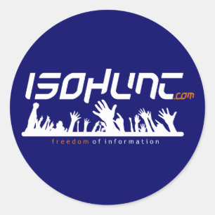 Informationsfreiheit Runder Aufkleber