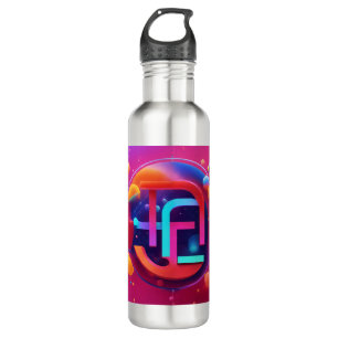 Informationskanal-Tik-Tok-24-0z-Logo Edelstahlflasche
