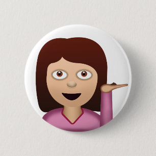 Informationsschalter Person Emoji Button