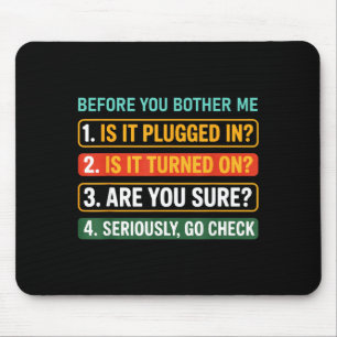 Informationstechnologie Tech _ Lustiger Technische Mousepad
