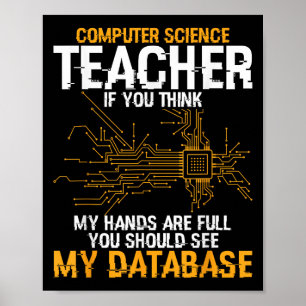 Informationstechnologiedatenbank Informatik Poster