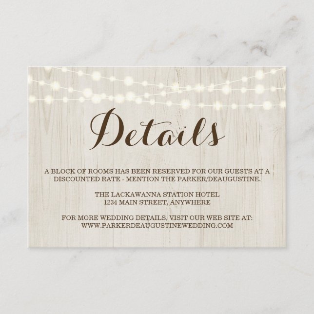 Informationsverschlusskarte Begleitkarte (Vorderseite)