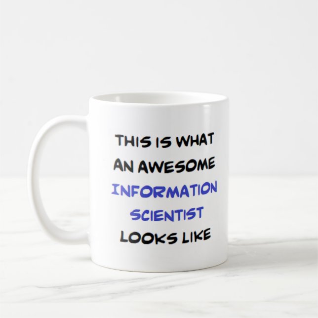 Informationswissenschaftler, phantastisch kaffeetasse (Links)