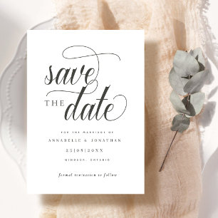 Informelle Schrift-Typografie Save The Date