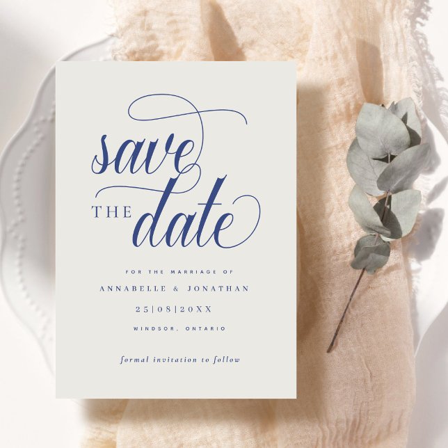 Informelle Schrifttypografie Save The Date (Von Creator hochgeladen)