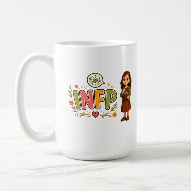 INFP — A Sonhadora Criativa Kaffeetasse (Links)