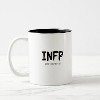INFP - Der Mediator (schwarz) Zweifarbige Tasse