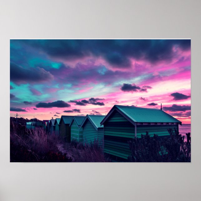 Infrared Sunset Poster (Vorne)