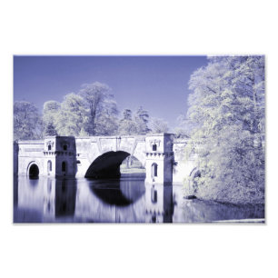Infrarot, die großartige Brücke, Blenheim Palast Fotodruck