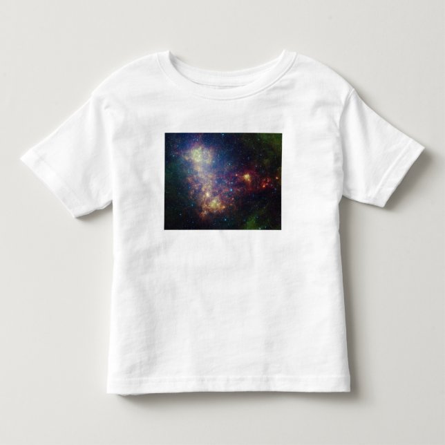 Infrarot-Porträt, das Sterne und Staub aufdeckt Kleinkind T-shirt (Vorderseite)
