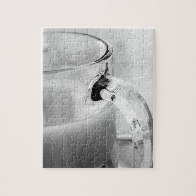 Infrarot, Schwarz & Weiß, Tasse, Glas, Kaffee, (Vertikal)