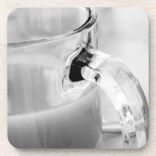 Infrarot, Schwarzweiß,Tasse, Glas, Kaffee, Getränkeuntersetzer
