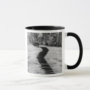 Infrarot von Bäumen, Gebäuden und Wegen in Las Tasse