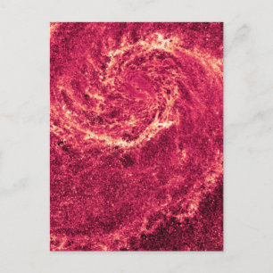 Infrarot Whirlpool Galaxy Messier 51a NGC 5194 Postkarte