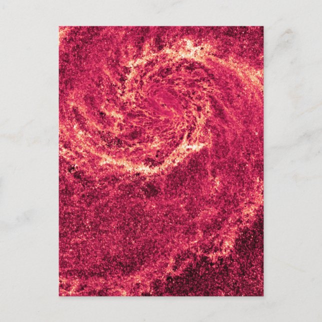 Infrarot Whirlpool Galaxy Messier 51a NGC 5194 Postkarte (Vorderseite)