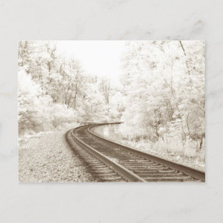 Infrarotbahn Postkarte