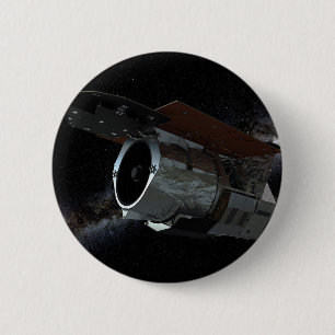 Infrarotbefragung mit großem Feld Teleskop-Raumfah Button