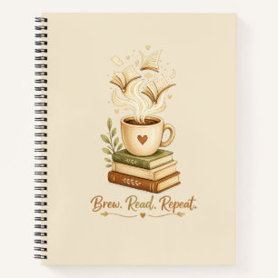 Infuse. Lis. Répète. Cahier café et livre cosy