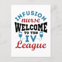 Infusion Nurse Willkommen bei der I.V. Liga
