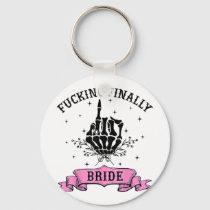 Ing Schließlich Bride Skeleton Hand Halloween Bach Schlüsselanhänger